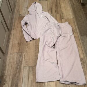 Nike Lavender Hoodie and Joggers Set